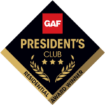 Thompson Roofing, roofing company near me, GAF President's club